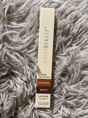 La Playa Duo Gel Eyeliner - Matte & Shimmer (Shimmer Beige/ Dark Brown)